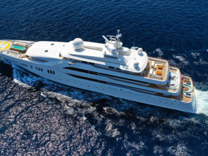 Luxury cruising yachts